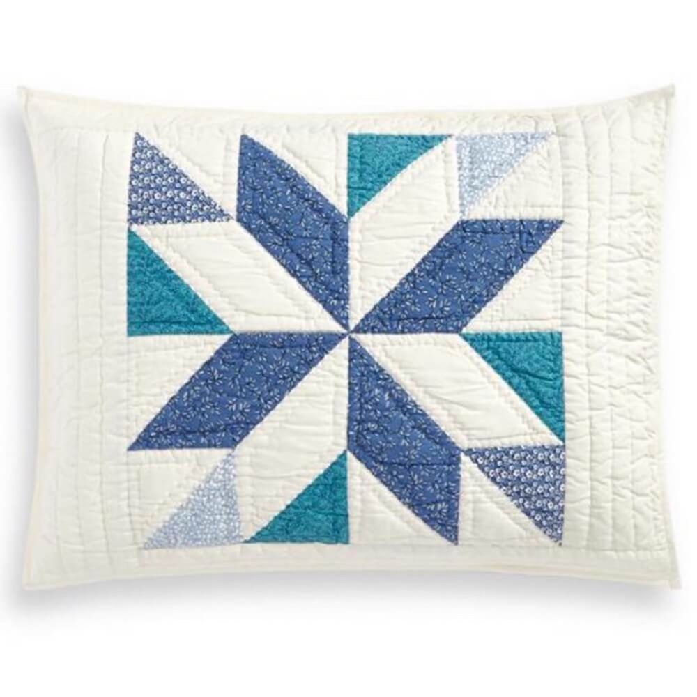 NEW Martha Stewart Artisan Collection Quilted Standard Sham